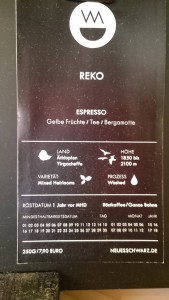 Reko-Espresso, Neues Schwarz, Dortmund