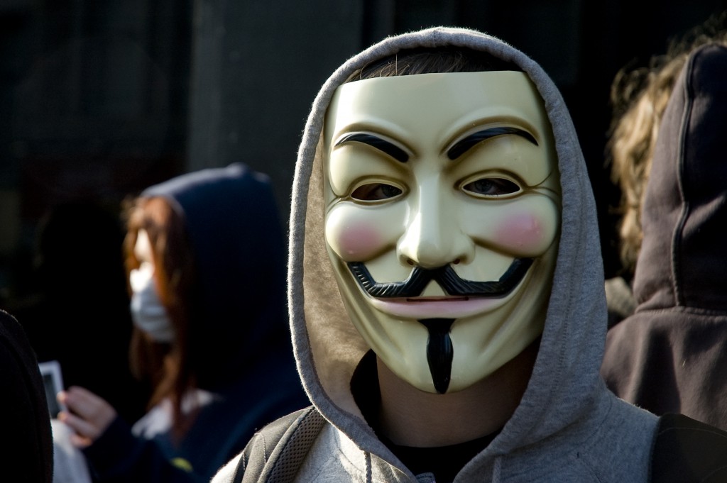 Ein Aktivist der Vigilanten-Gruppe Anonymous / Foto: Strevo licensed under CC BY-SA 2.0